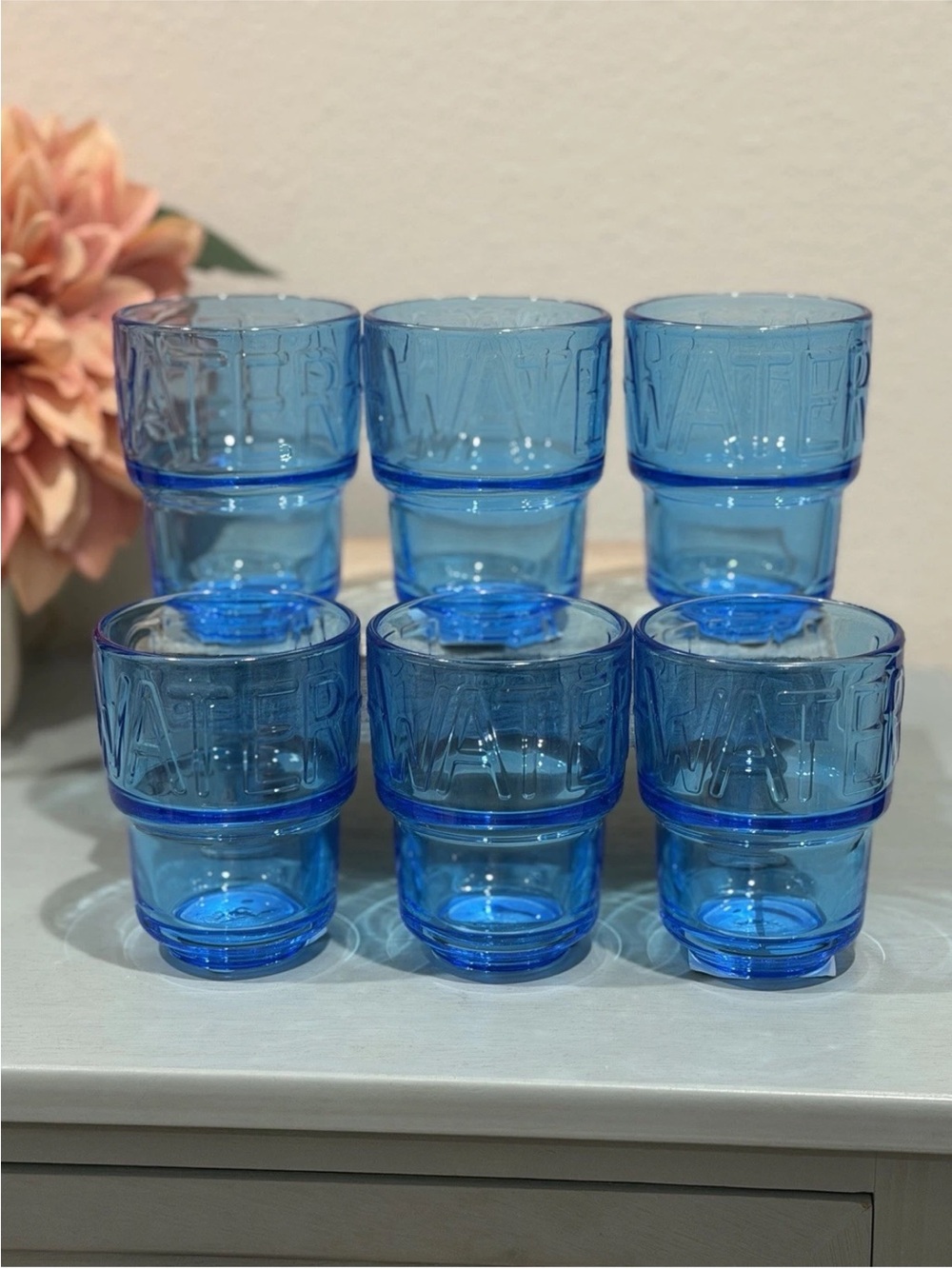 La Rochere Boston Water Tumbler
Curacao Blue Set Of 6. Made In France